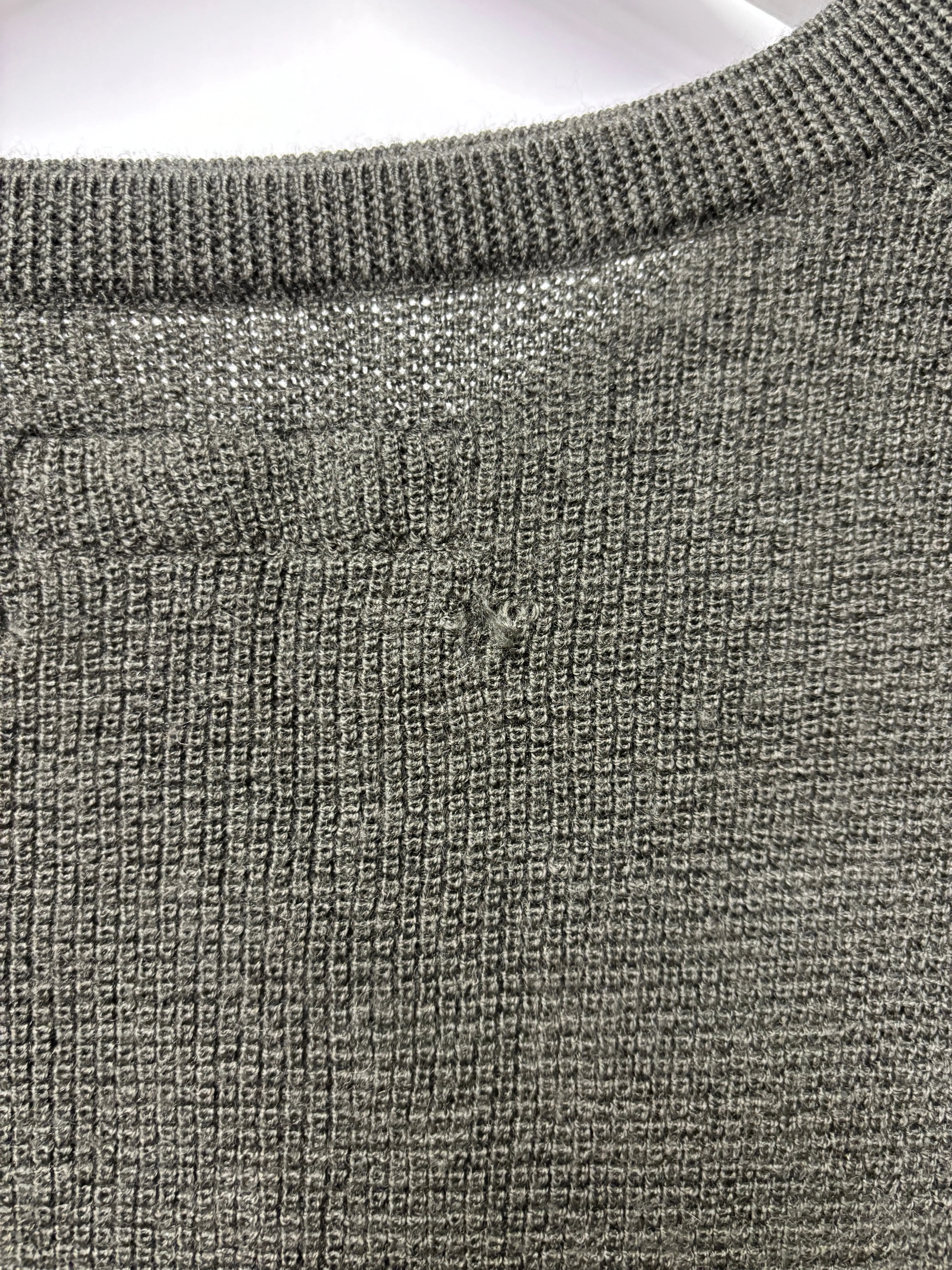 Allsaints Brown Merino Wool Crew Neck Jumper XL