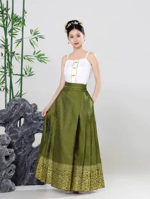 Bao Za 宝藏 Precious Treasures Ming Dynasty Mamian Skirt