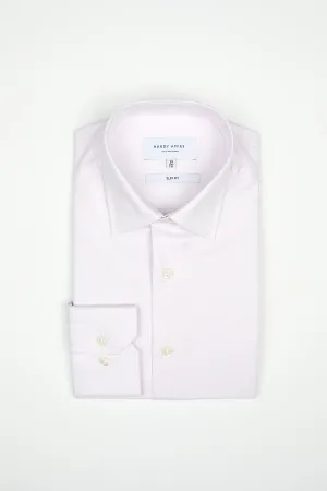 Barely Pink Check Shirt Slim Fit