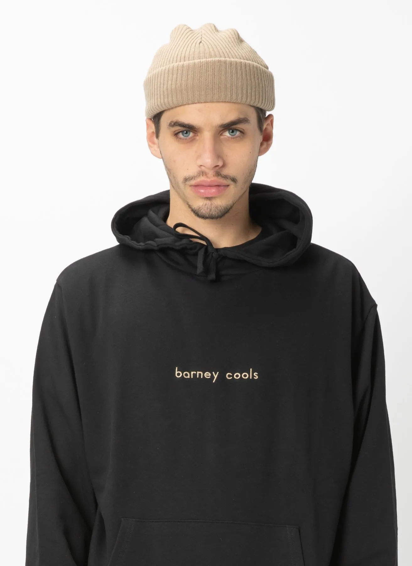 Barney Cools Hood Embro Sweatshirt Black