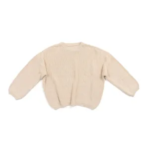 Beige Knitted Sweater