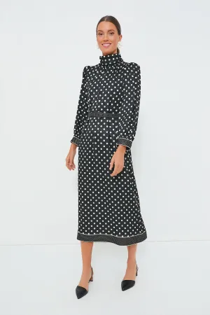 Black Polka Dot Faven Dress