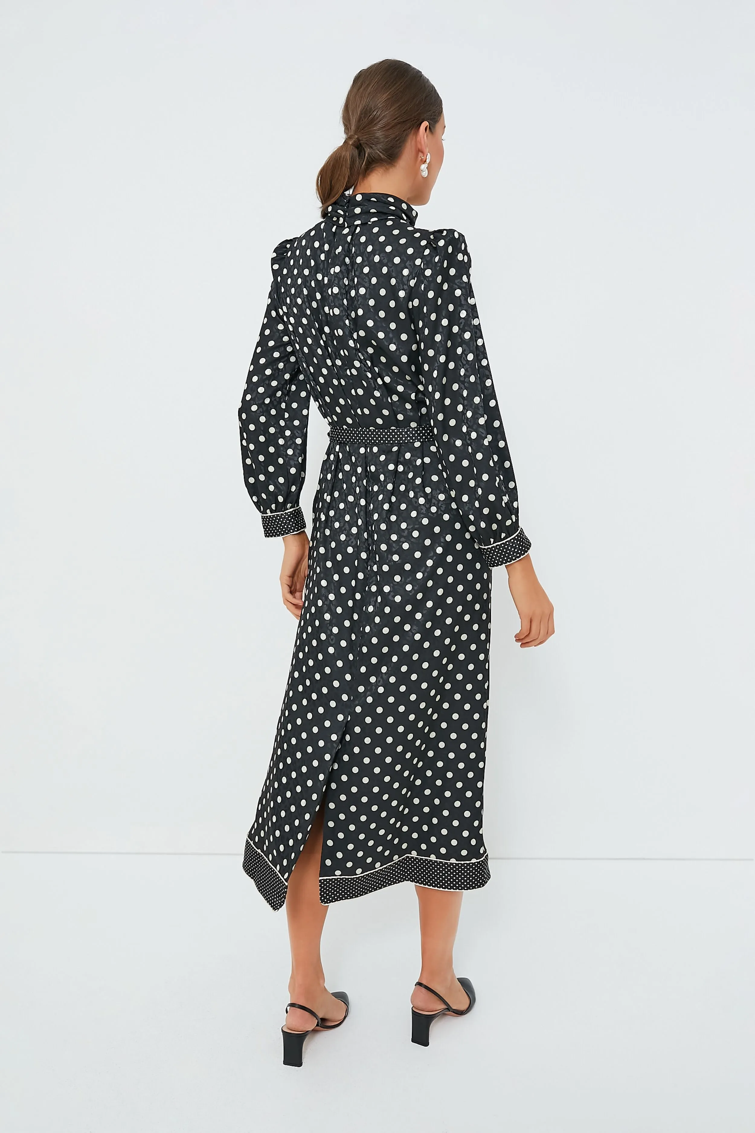 Black Polka Dot Faven Dress