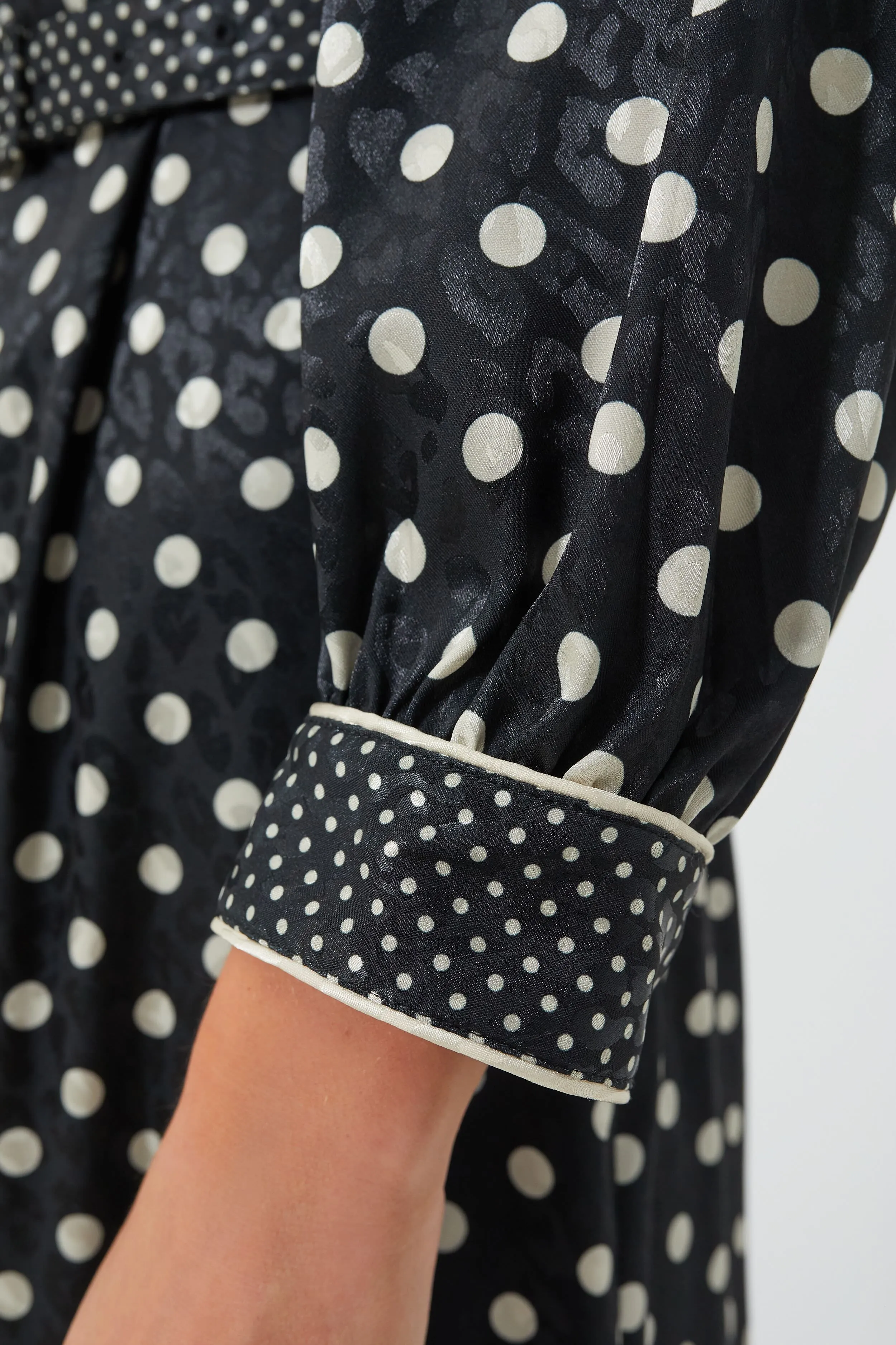 Black Polka Dot Faven Dress