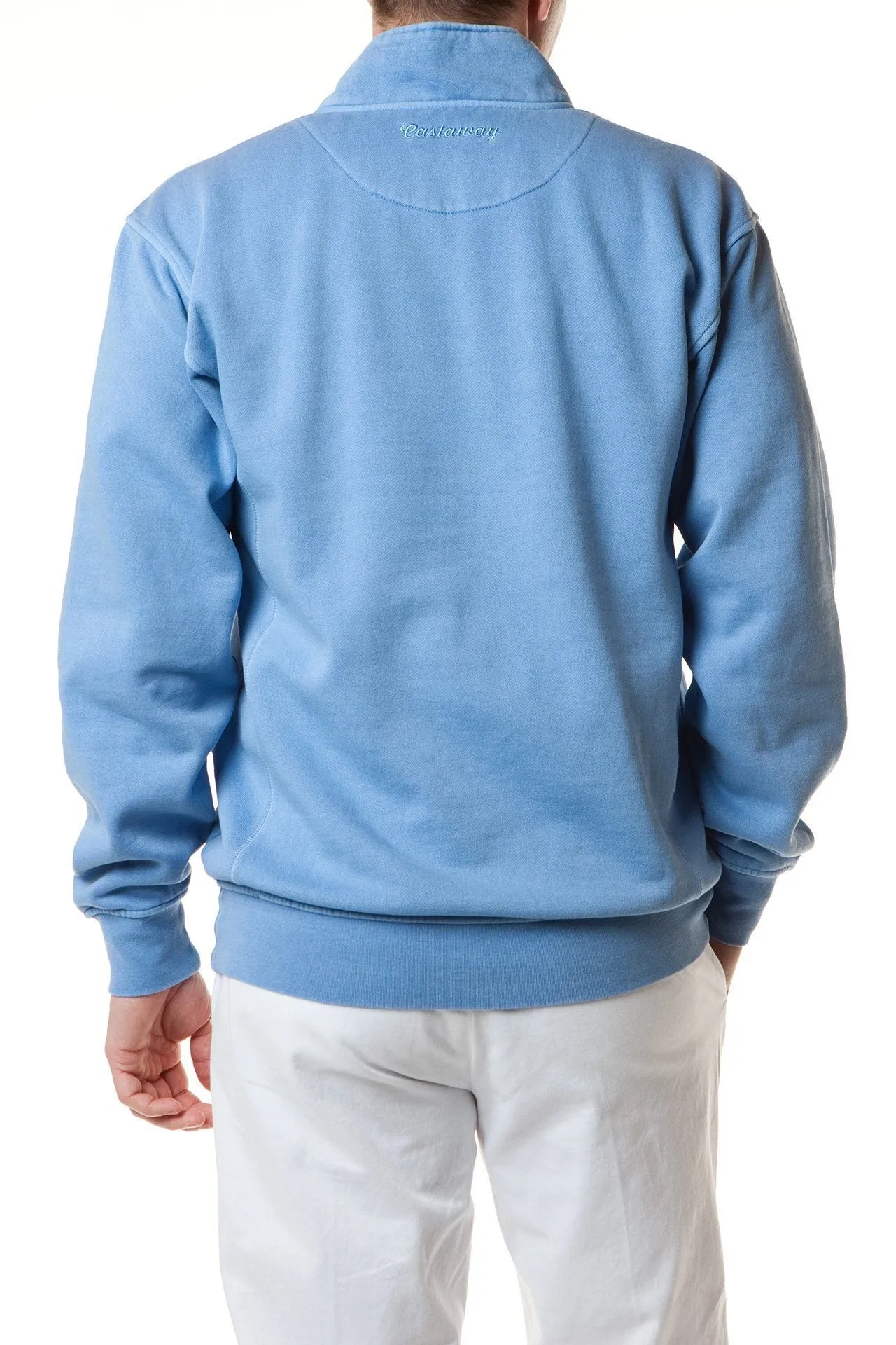 Breakwater Quarterzip Squall Blue