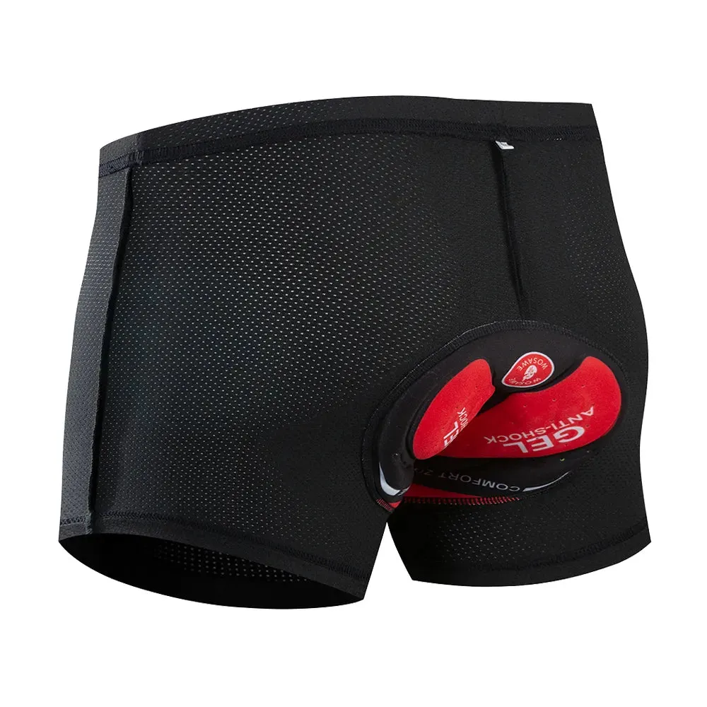 Breathable Cycling Shorts Cycling Underwear Sponge Gel Pad Shockproof Bicycle Underpant MTB Road Bike Underwear Man Shorts