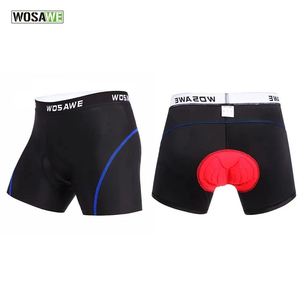 Breathable Cycling Shorts Cycling Underwear Sponge Gel Pad Shockproof Bicycle Underpant MTB Road Bike Underwear Man Shorts