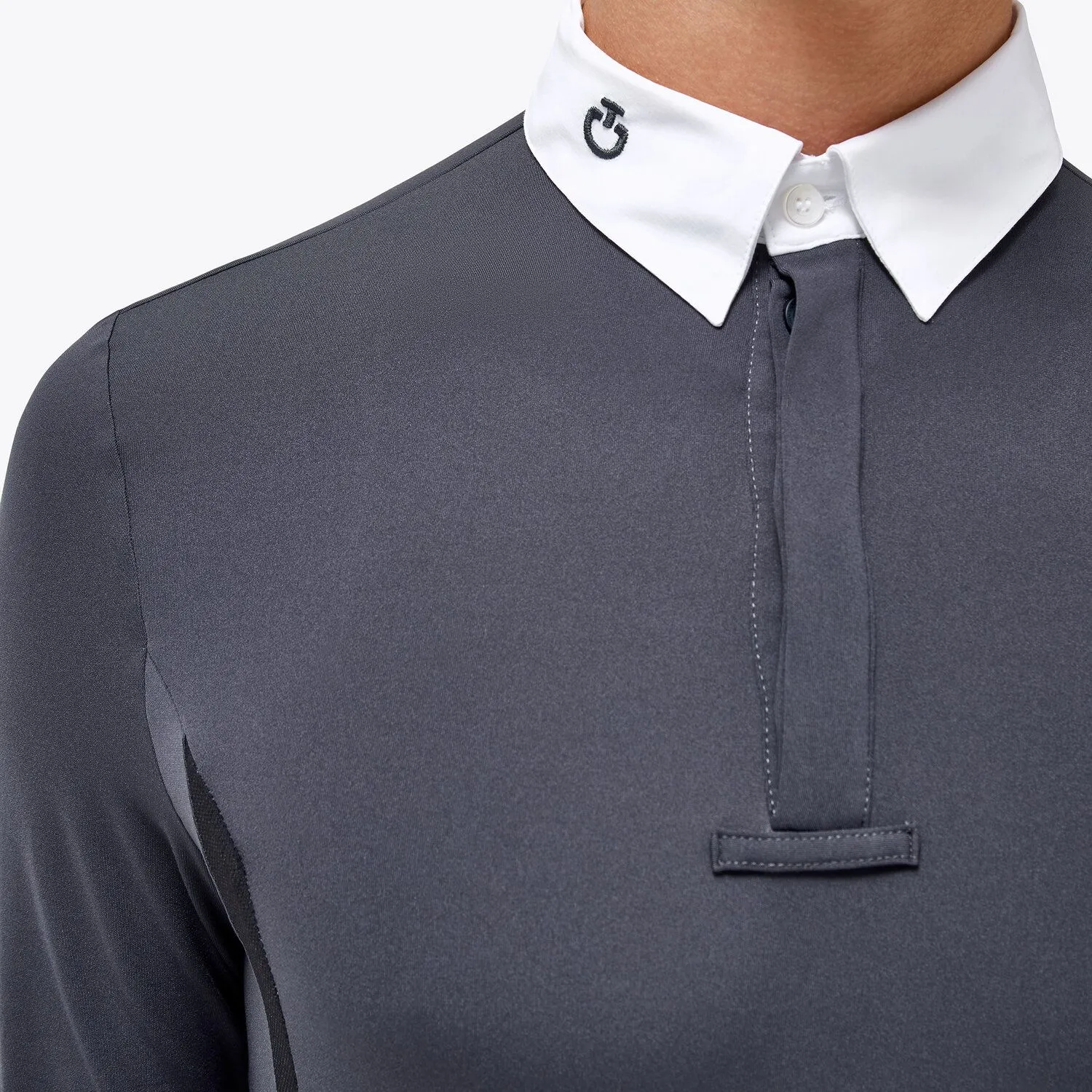 Cavalleria Toscana Tech Jersey Long Sleeve Competition Polo