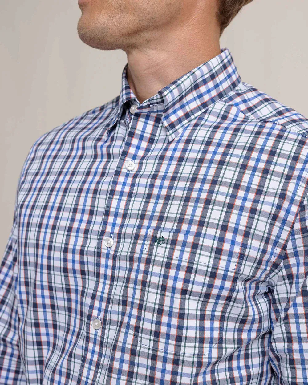 Charleston Master Plaid Sportshirt (Blue Lolite)