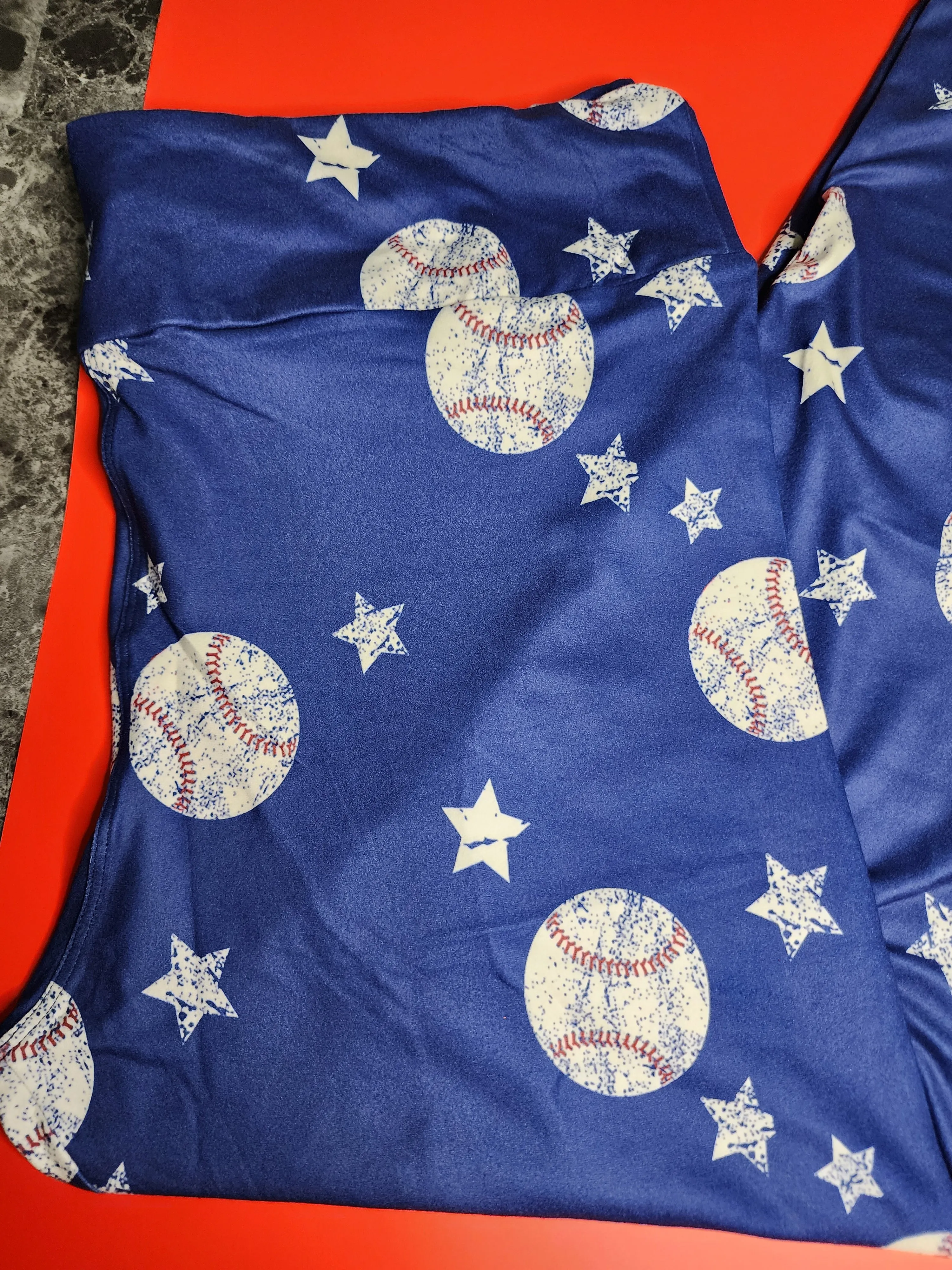 *Charlies Project Baseball and Stars Leggings