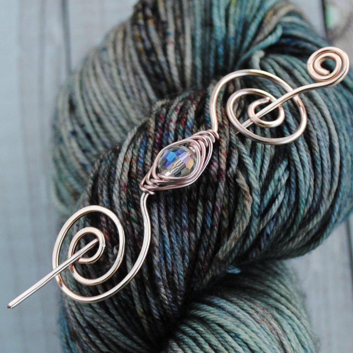 Classy in Crystal - Mini Shawl Pin