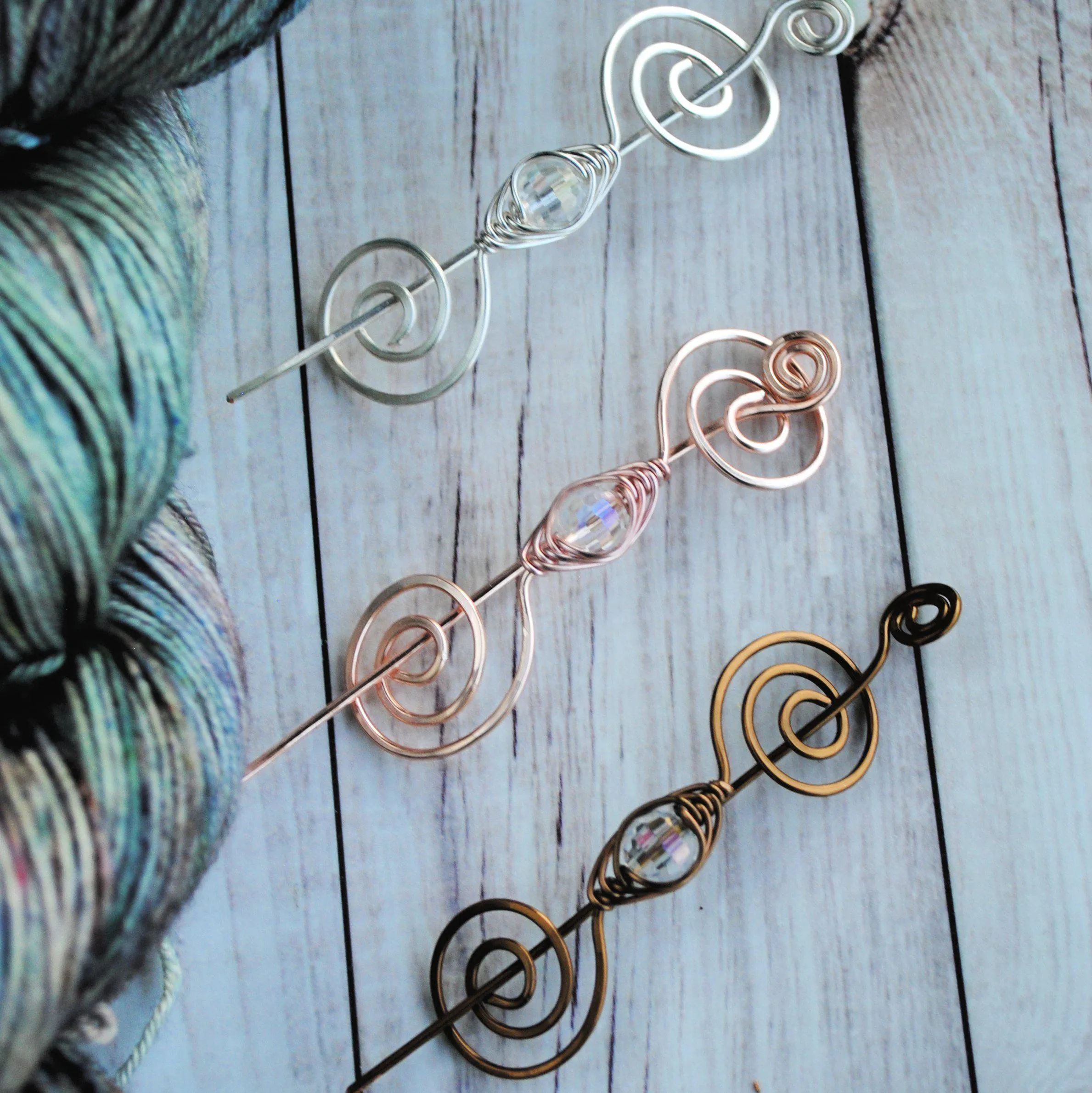 Classy in Crystal - Mini Shawl Pin