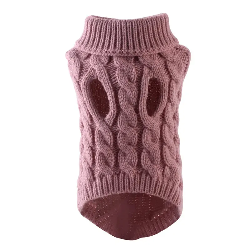 Comfortable Winter Sweater for Small to Medium Dogs and Cats