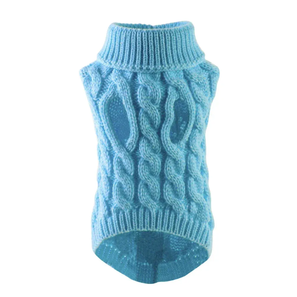 Comfortable Winter Sweater for Small to Medium Dogs and Cats