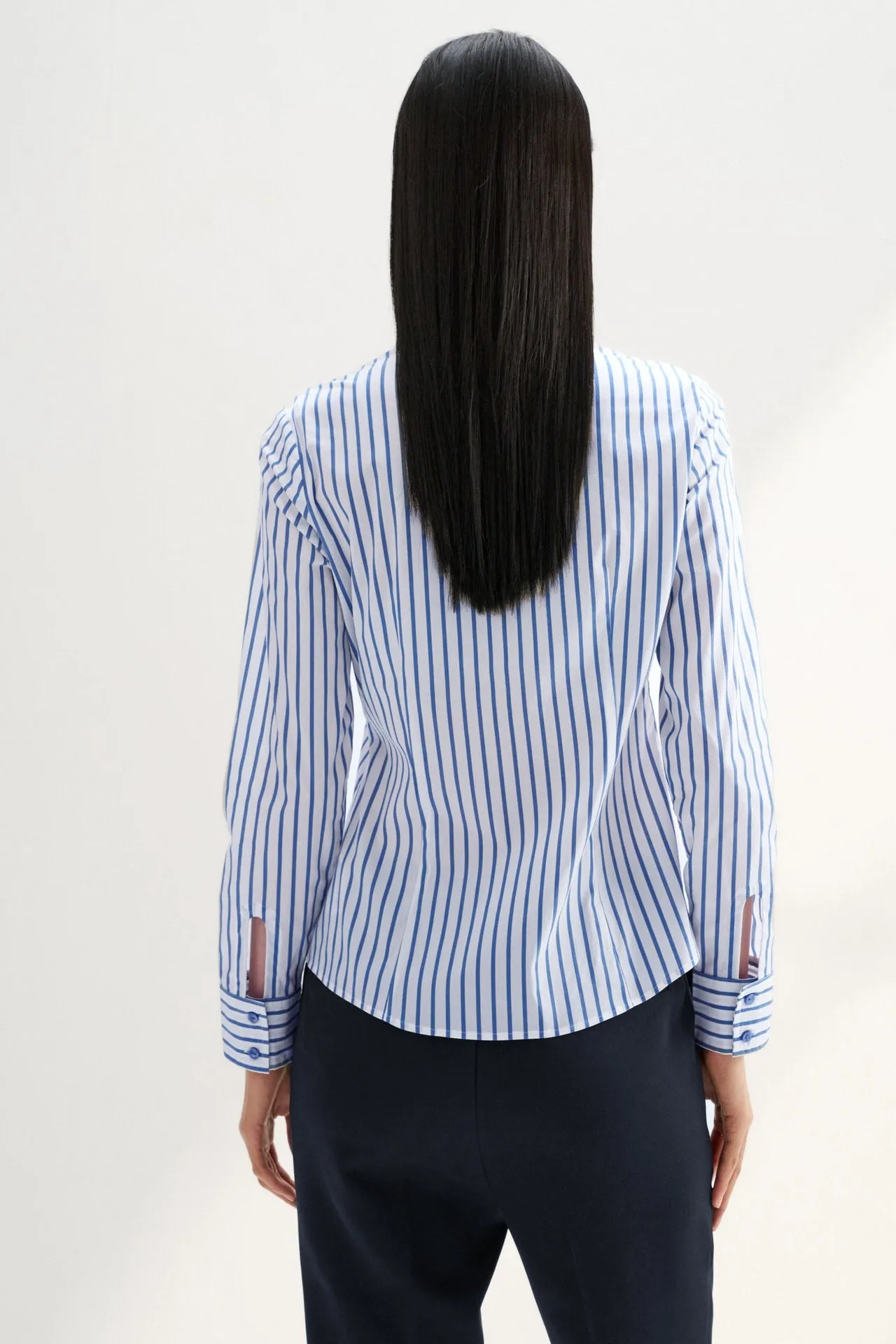 Cool & Stretch Stripe Poplin Shirt