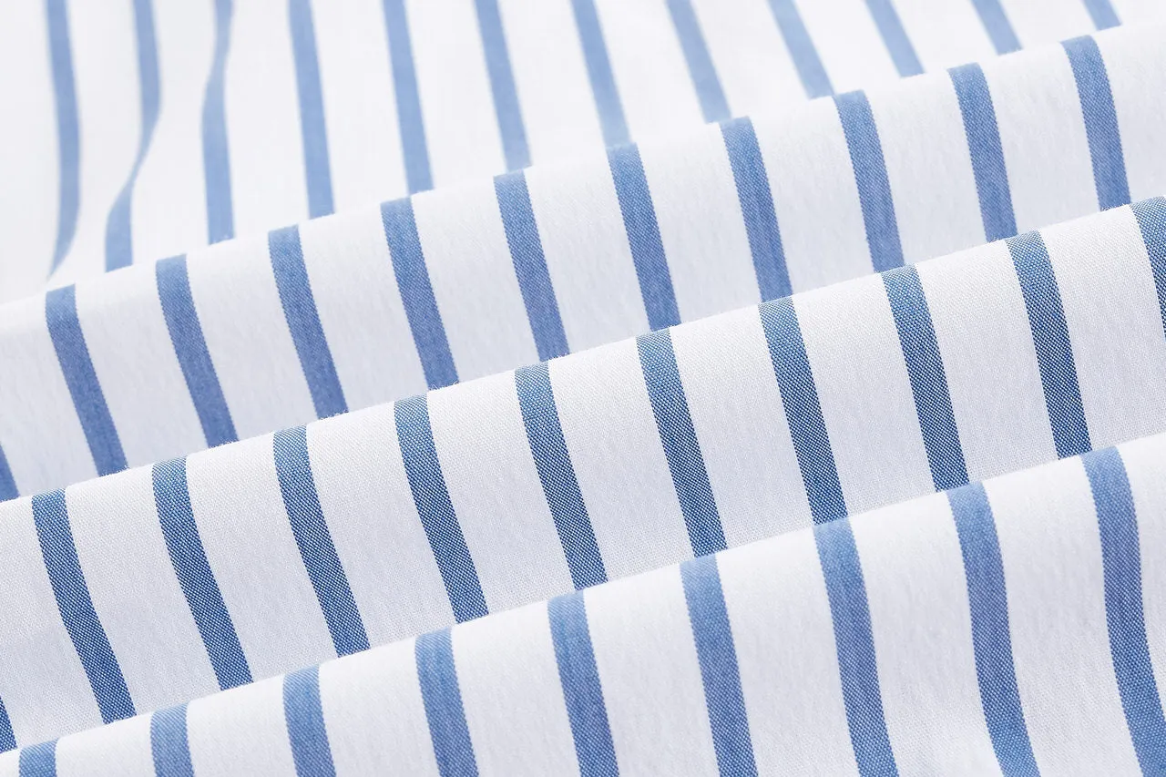 Cool & Stretch Stripe Poplin Shirt