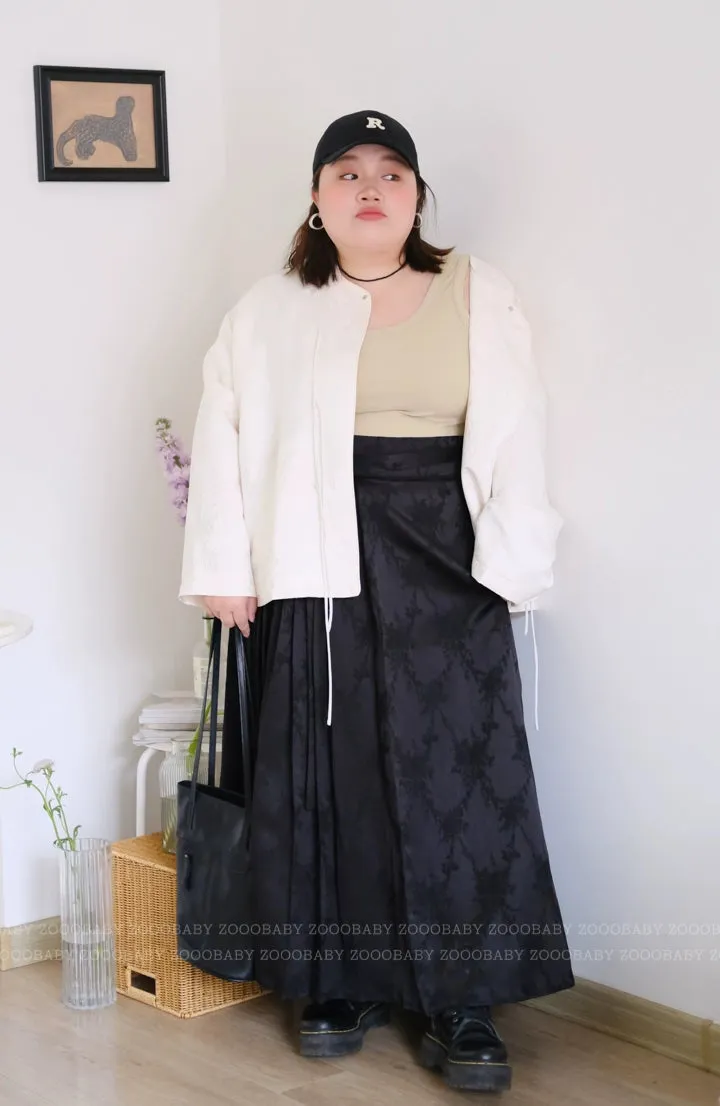 Countryside Herb 田园香草 Ming Plus Size Modernized Satin Mamian Skirt