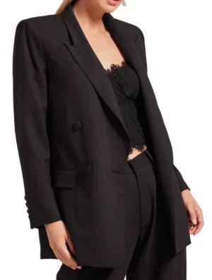 Destin Light Suiting Blazer - Black