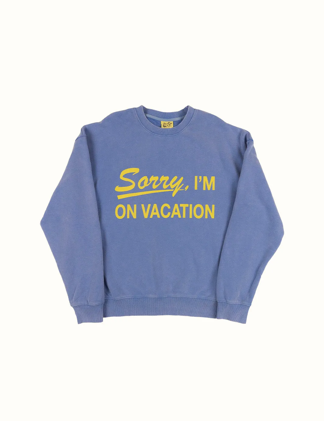 Duvin Design Company Airplane Mode Crew Sweater - BLUE