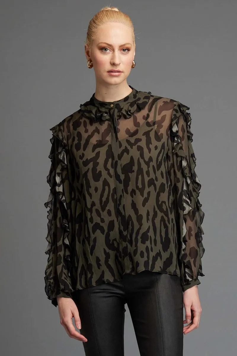 Fate   Becker - Dreaming Frill Sleeve Top