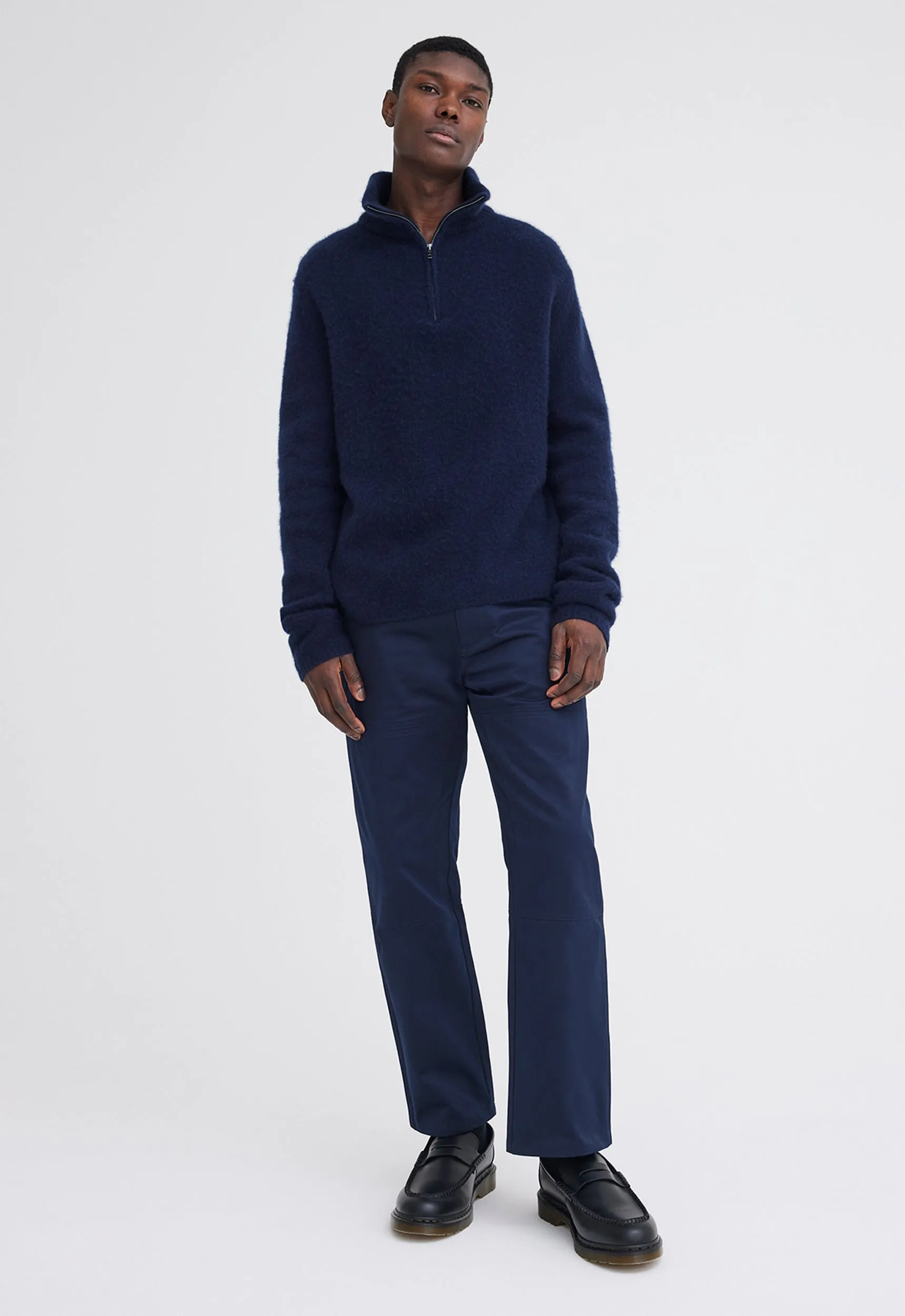 Floss Wool Cashmere Sweater - Navy