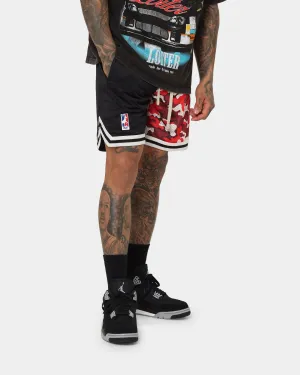 Goat Crew Half Camo Shorts Black/Red