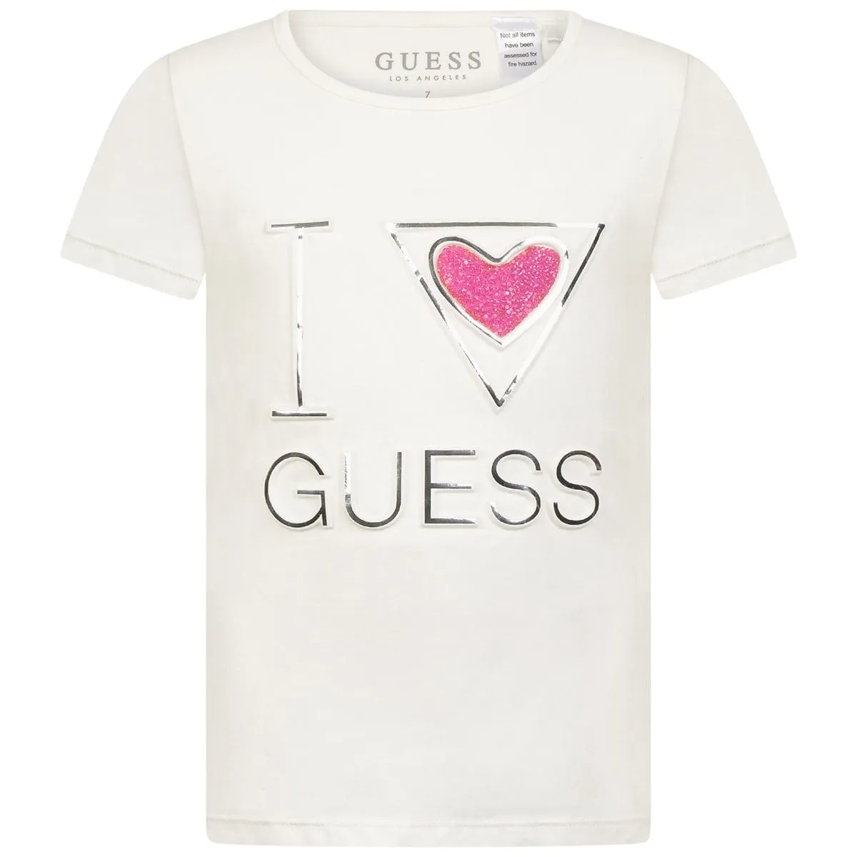 Guess Girls I Love Jersey Top