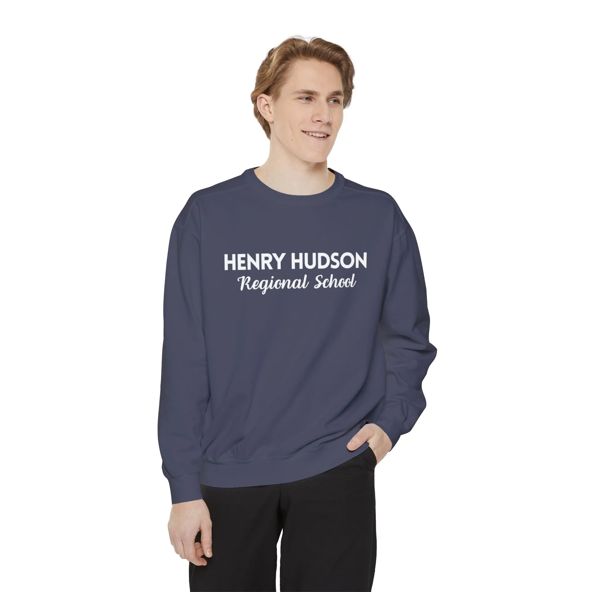 Henry Hudson Regional School Comfort Colors Crew Neck Sweat Shirt