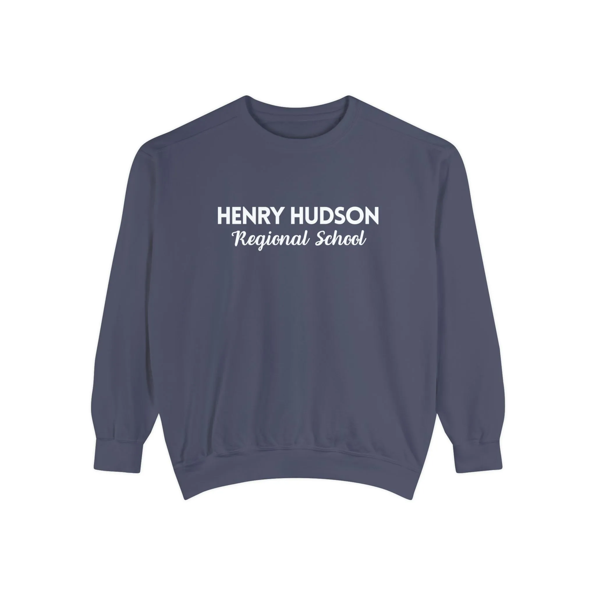 Henry Hudson Regional School Comfort Colors Crew Neck Sweat Shirt