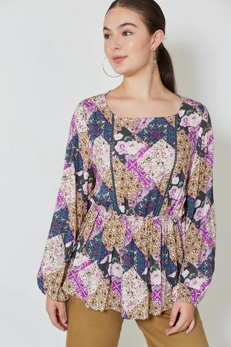 Isle Of Mine - Coppola Blouse - Violet Muse