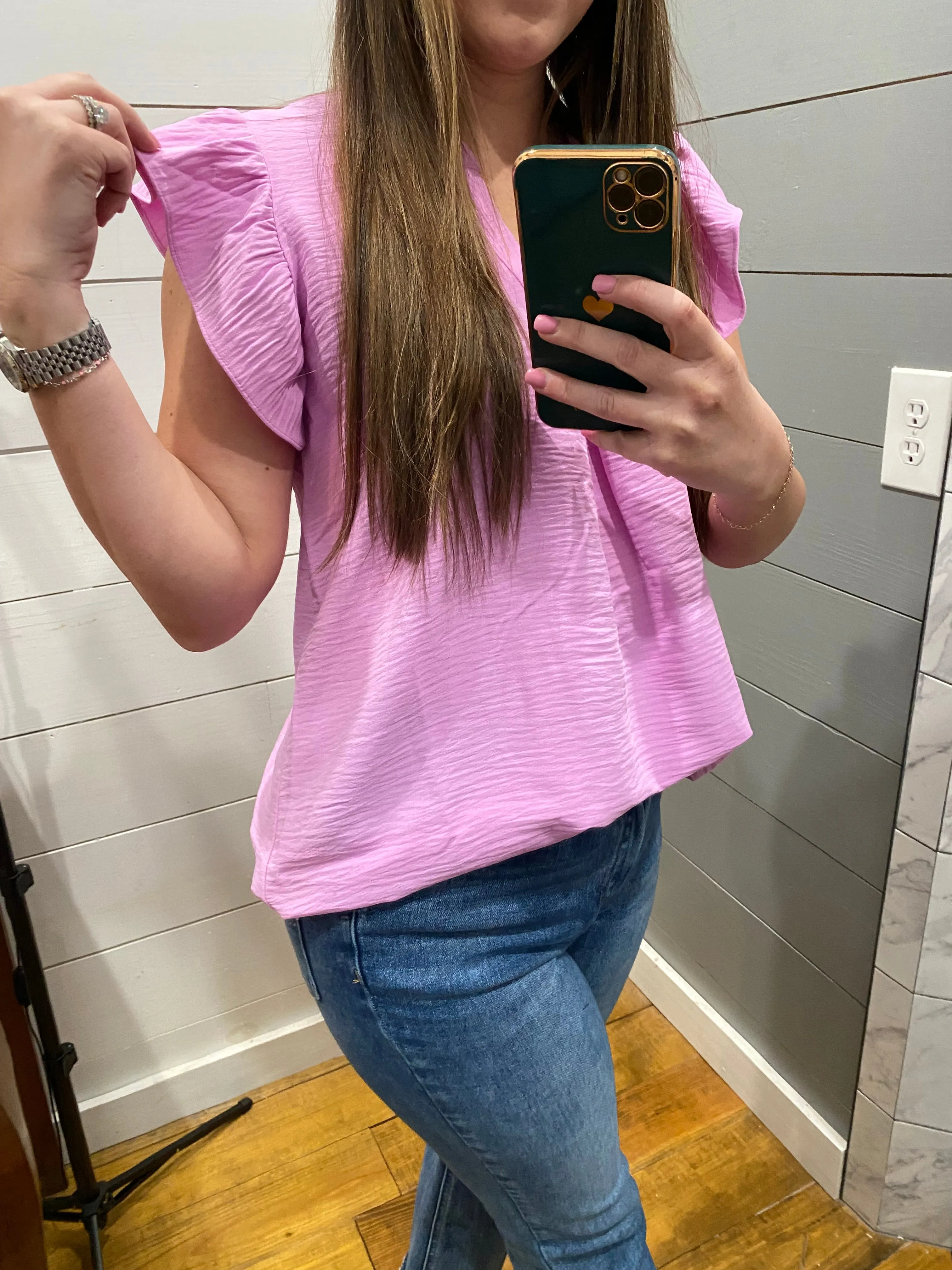 Kelsey Top- Mauve