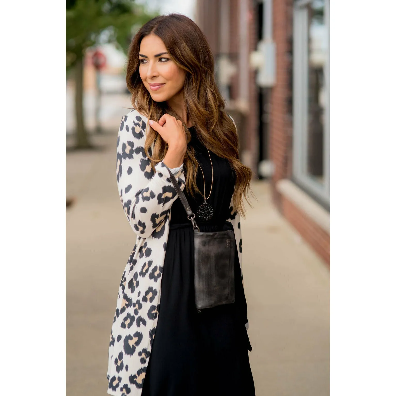 Lightweight Leopard Cardigan