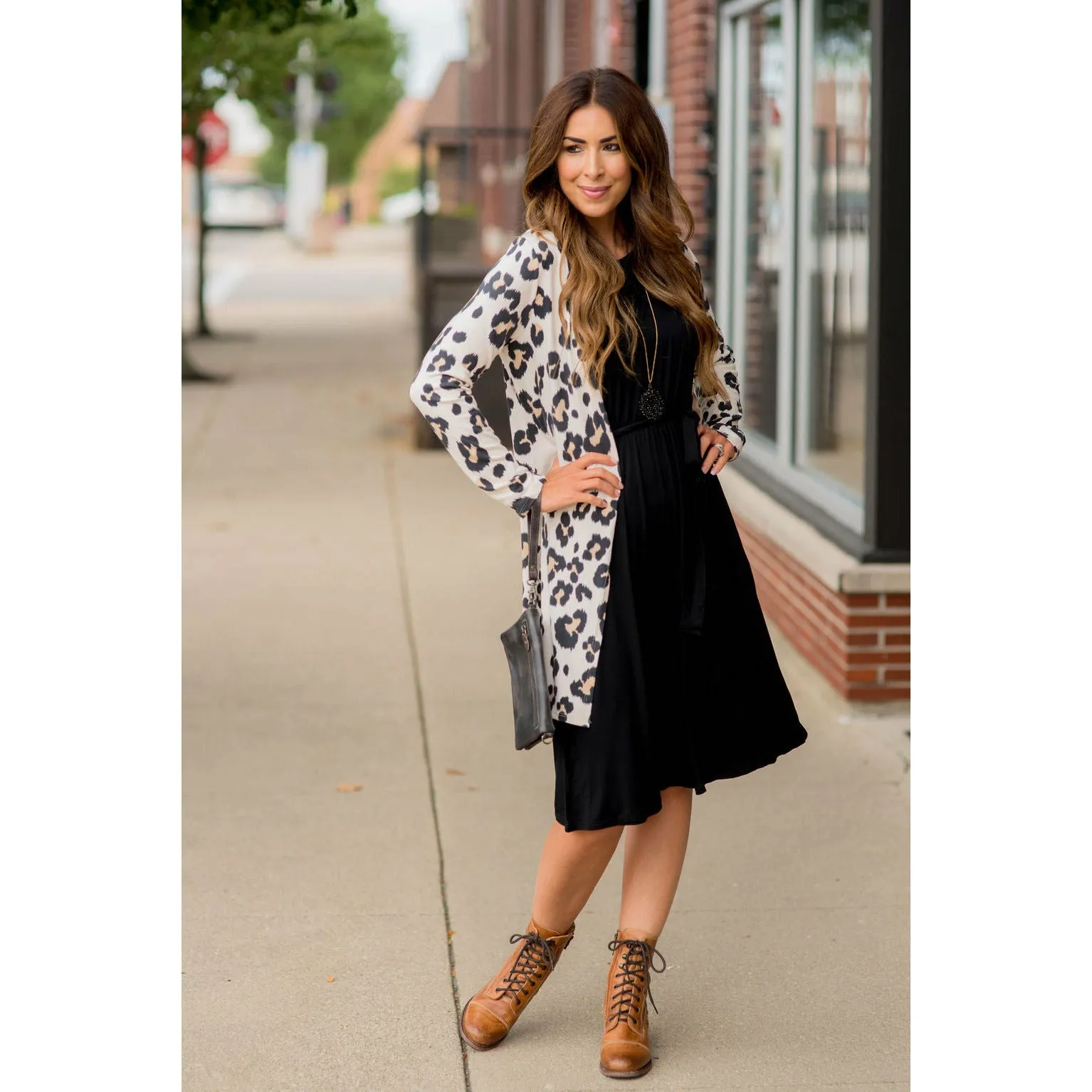 Lightweight Leopard Cardigan