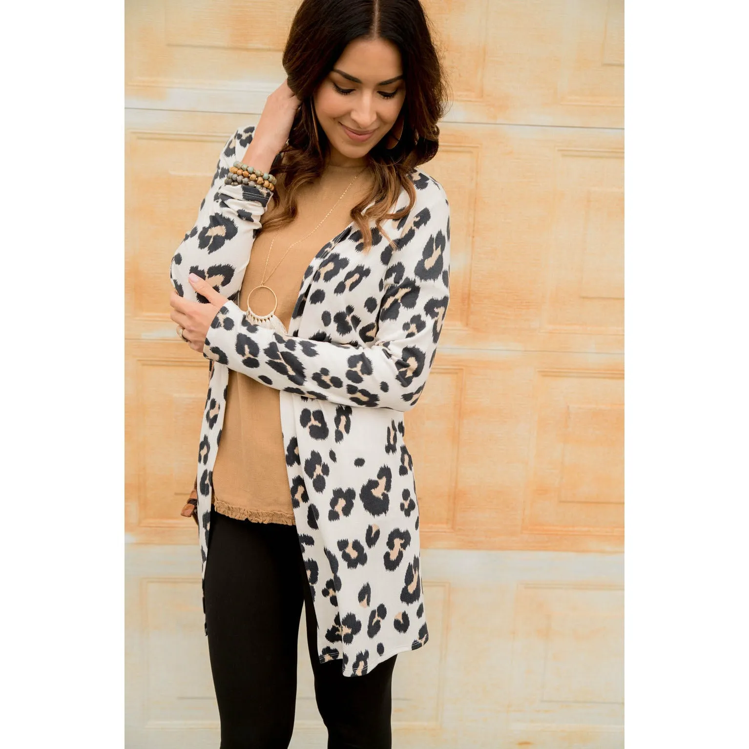 Lightweight Leopard Cardigan