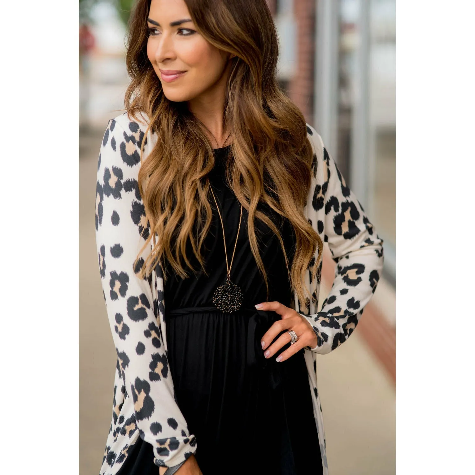 Lightweight Leopard Cardigan