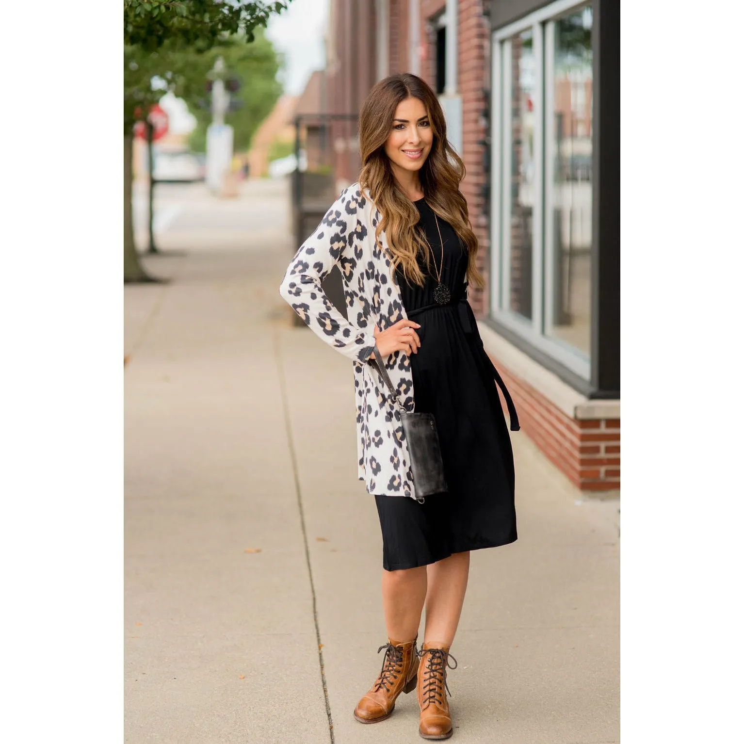 Lightweight Leopard Cardigan