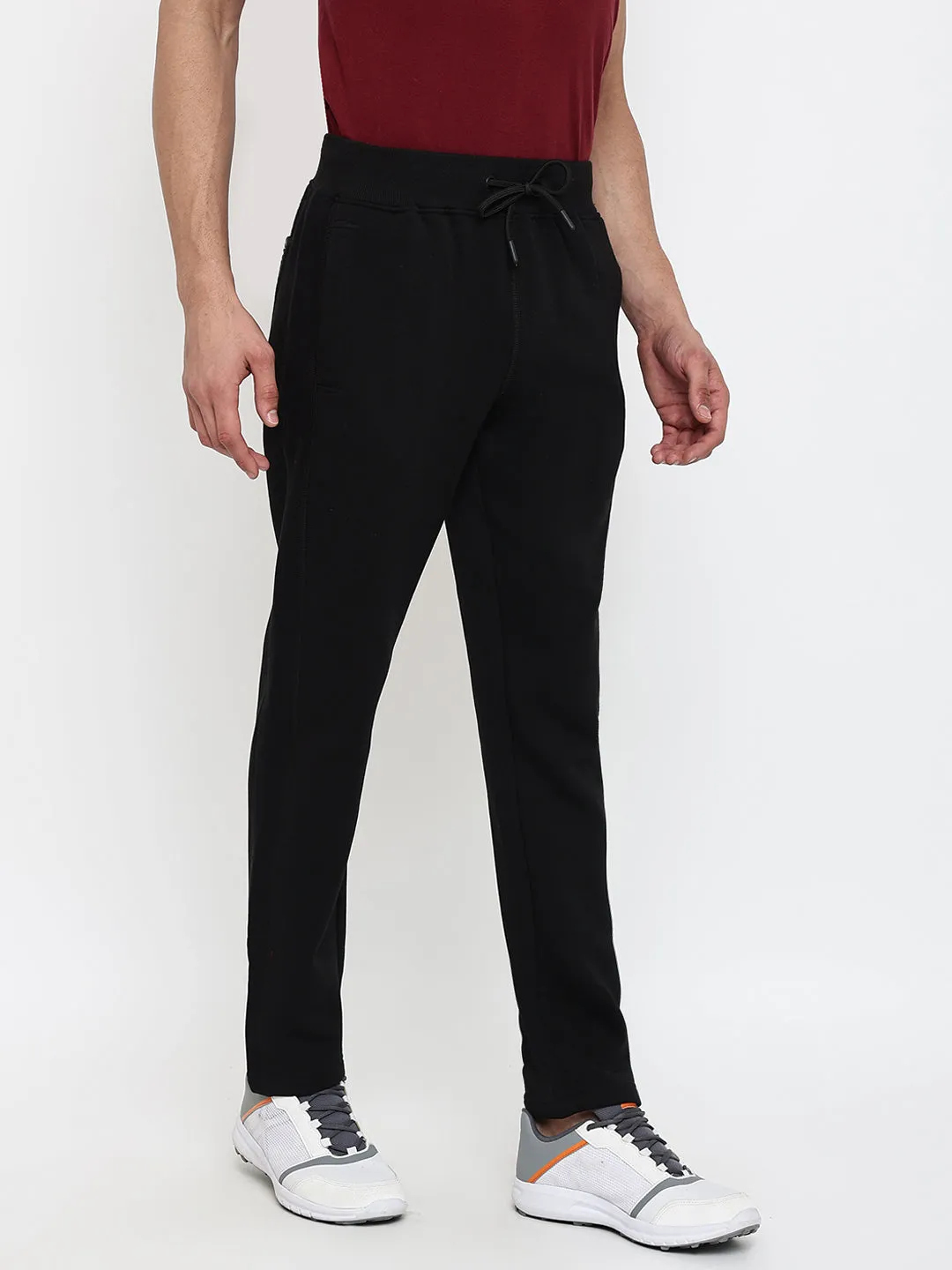 Men Black Trackpant