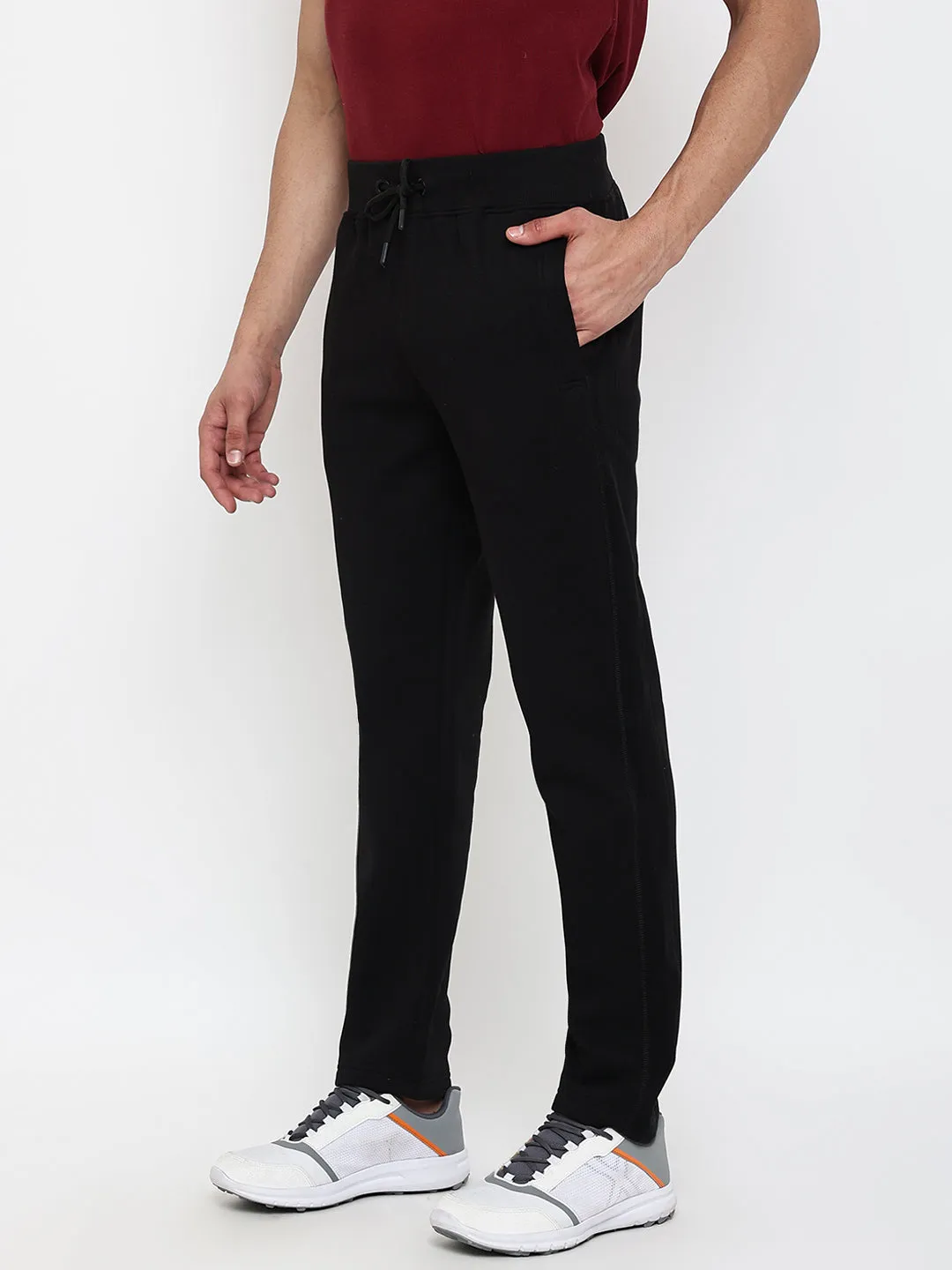 Men Black Trackpant