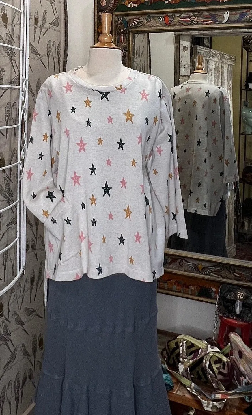 Multi Color Star Tunic by PaperLace S229T