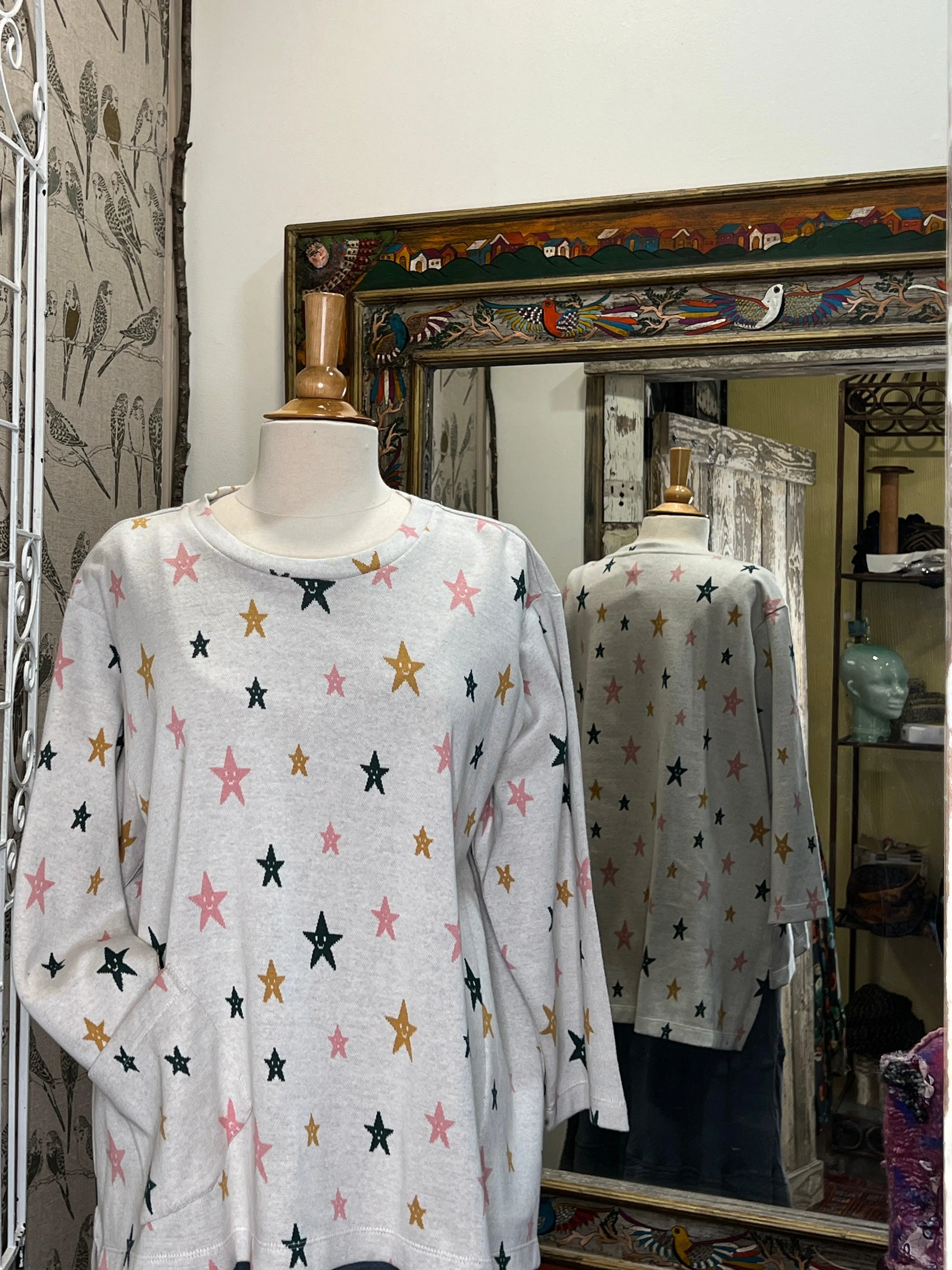 Multi Color Star Tunic by PaperLace S229T