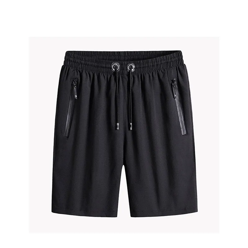 New Casual Breathable Ultra Thin Ice Silk Men's Beach Pants