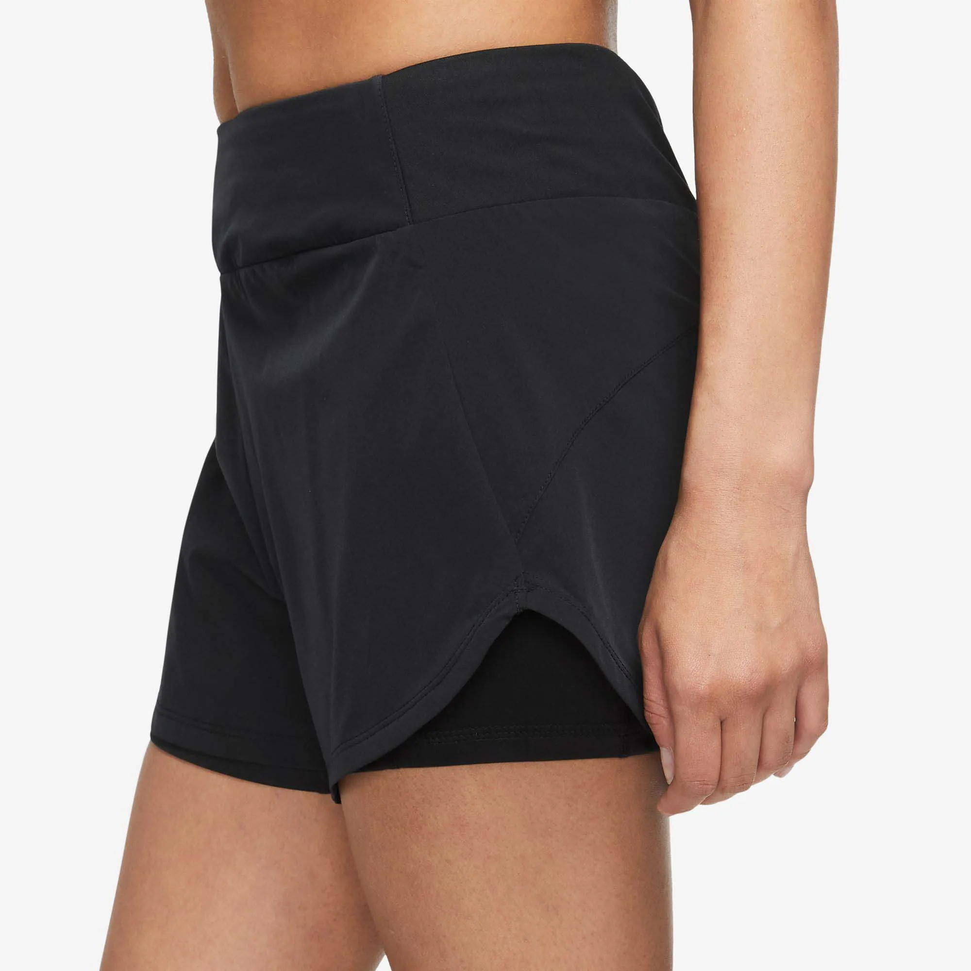 Nike | Women's Dri-FIT Bliss Mid-Rise 3 Inch 2in1 Shorts - Black