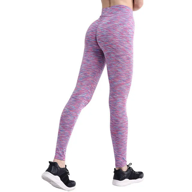 NORMOV S-XL 3 Colors Casual Push Up Leggings Women Summer Workout Polyester Jeggings Breathable Slim Leggings Women