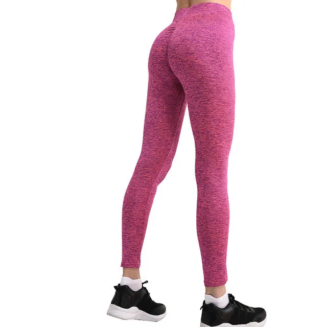 NORMOV S-XL 3 Colors Casual Push Up Leggings Women Summer Workout Polyester Jeggings Breathable Slim Leggings Women