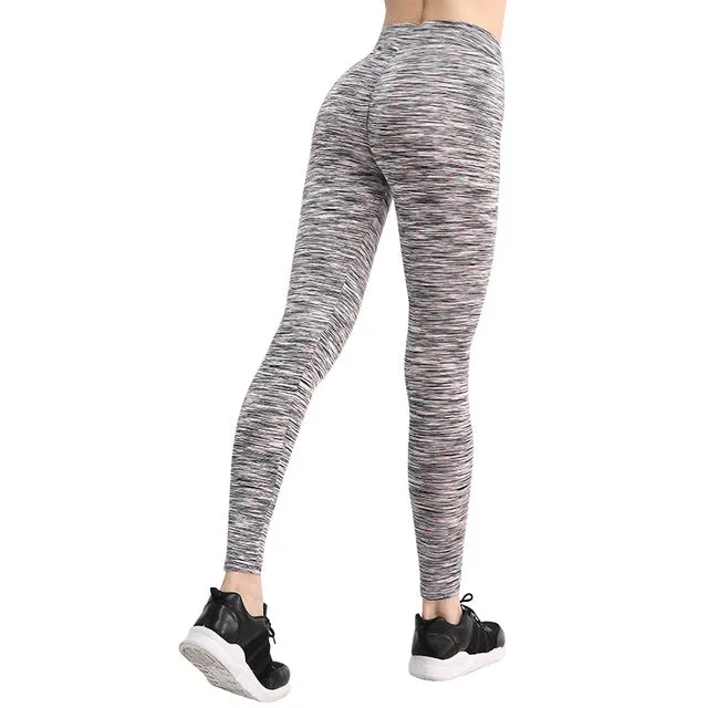 NORMOV S-XL 3 Colors Casual Push Up Leggings Women Summer Workout Polyester Jeggings Breathable Slim Leggings Women