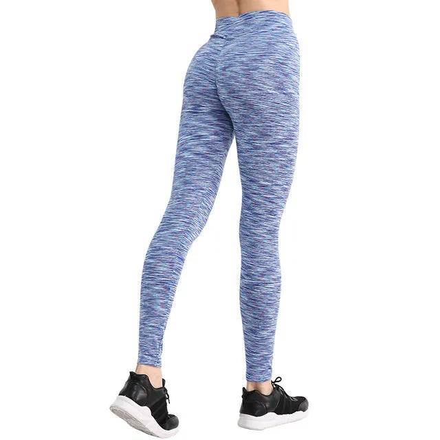 NORMOV S-XL 3 Colors Casual Push Up Leggings Women Summer Workout Polyester Jeggings Breathable Slim Leggings Women