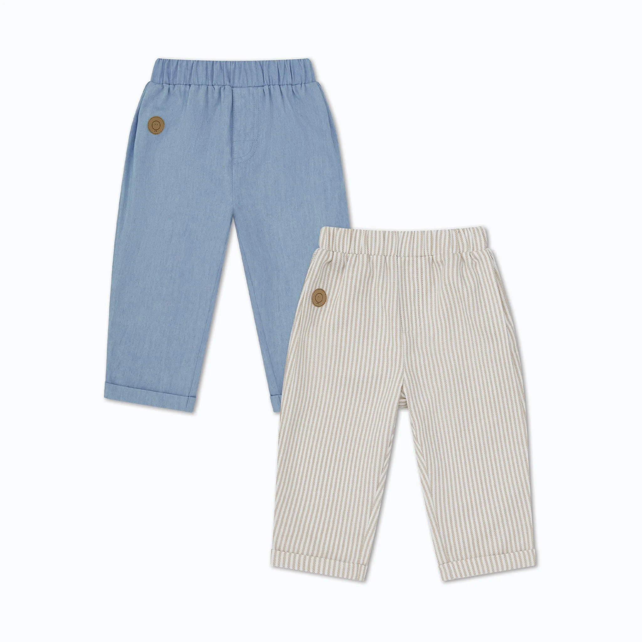 Organic Cotton Pants 2 Pack