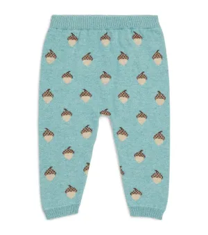 Purebaby Acorn Leggings - Acorn Jacquard