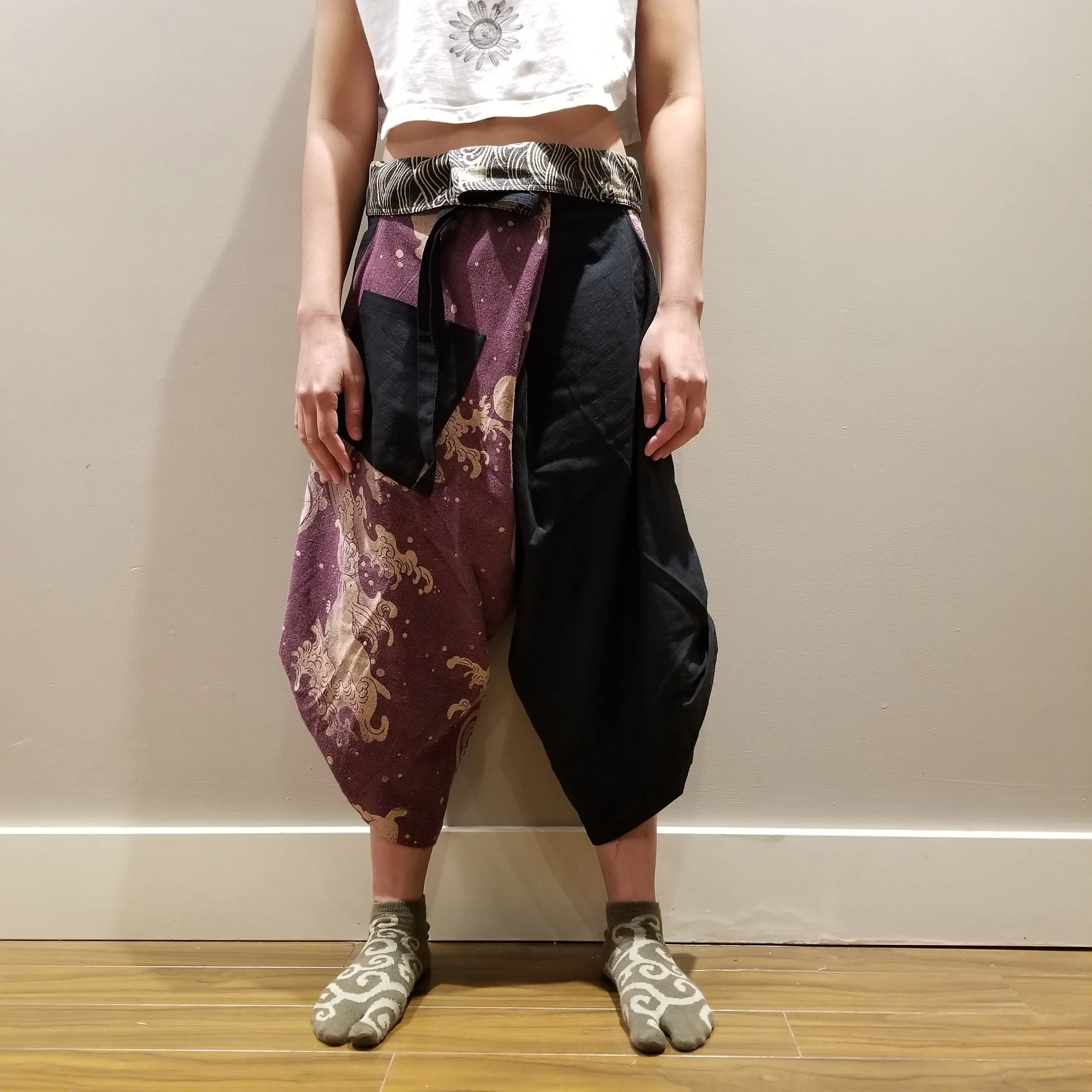 Purple Bunny Waves
Samurai Pants waist tied