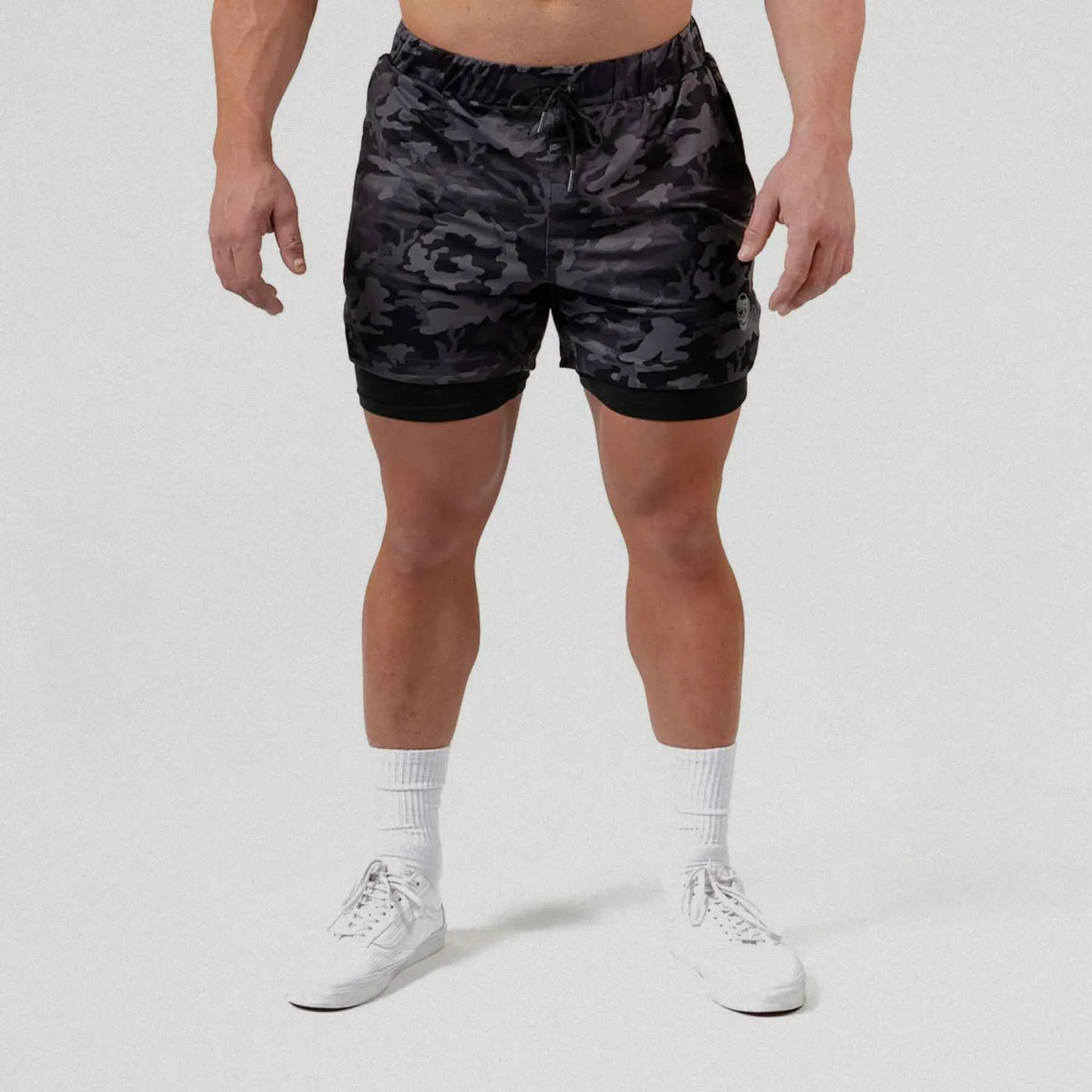 React Training Shorts - Midnight Camo